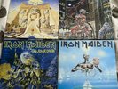 IRON MAIDEN VINYLS X 4 Powerslave Somewhere In Time S 7th Son Live After Death