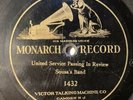 Monarch 78 Rpm 1432 Sousa’s Band UNITED SERVICE PASSING IN REVIEW