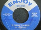STER-PHONICS If You Don't Do Right RARE NORTHERN SOUL Enjoy 2025 Original 45