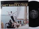 CHET BAKER & CREW Self Titled PACIFIC JAZZ 1224 LP VG+ mono *