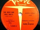 ANITA O'DAY  78 RPM THE ROCK AND ROLL WALTZ/I'M WITH YOU