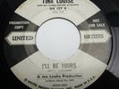 HEAR Tina Louise I'll Be Yours/In The Evening United Artists UA127 WLP PROMO