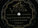 IRISH 78 - P.J. McNAMARA QUARTET (VICTOR 79000) COME IN OUT OF THE WET