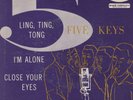 The Five Keys EP 45 Ling Ting Tong CAPITOL original DOO WOP 213