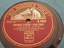 WASHBOARD RHYTHM KINGS PEPPER STEAK & SLOPPY DRUNK BLUES HMV B4954