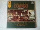 MONTEVERDI  L'Orfeo / HARNONCOURT     COFFRET VINYL LP 2 DISQUES 33T