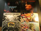 4 hard rock LP lot, Van Halen II,George Thorogood,Triumph,Thin Lizzy Jailbreak