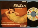 JIMMIE RODGERS ARE YOU REALLY MINE+3 ROULETTE EP+PS ITALY US ROCK'N'ROLL MINT-