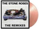 STONE ROSES THE REMIXES LIMITED 0471/3000 TRANSPARENT & RED SWIRLED 2x LP VINYL