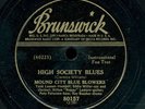 78tk-Jazz-BRUNSWICK 80157-Mound City Blue Blowers-(High Society Blues/Muskrat)