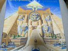 Iron Maiden Powerslave Album Vinyl 1st pressing Rare TEXTURED COVER