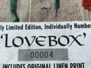 The Cure  Lovesong  Lovebox no.00004 belonged to the band Siouxsie mission goth