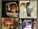 4 DAVID BOWIE ALBUMS - YOUNG AMERICANS, SPACE ODDITY, SCARY MONSTERS, BEST OF