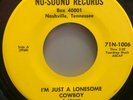 RODD KEITH AKA ROD ROGERS NU-SOUND RECORDS 71N-100 SONG-POEM 45 RPM