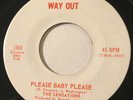 NORTHERN SOUL The Sensations PLEASE BABY PLEASE Way Out 45 rare Canadian press