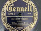 William Jennings Bryan-Gennett 5224-An Ideal Republic-Speech-EX