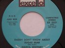 Funk Soul MARVA WHITNEY Daddy Don't Know About Sugar Bear NM- EXCELLO 45 HEAR