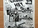 GABBA GABBA HEY #4 UK 1977 RARE ORIG PUNK FANZINE SEX PISTOLS IAN DURY COSTELLO