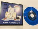 SIGNED YUSUF / CAT STEVENS  I LOVE MY DOG  BLUE VINYL 7” THIRD MAN NEW MINT