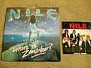 NILE Where Is Zanzibar? Vinyl LP & 45 Single Metal Private Rock 1985 BIG RECORDS