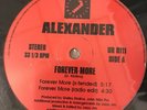 ALEXANDER  FOREVER MORE  UPSTAIRS RECORDS RARE FREESTYLE VG++