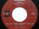 NC Rockabilly 45 rpm DON'S ROCKERS You're Just Right For Me DONROC 245 Orig VG
