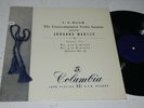 Johanna Martzy Bach The unaccompanied Violin Sonatas V.2 Columbia 33cx 1287 MINT