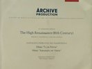 DGG ARCHIV SAPM 198 341 *RED STEREO*  PALESTRINA *REGENSBERGER SCHREMS* EX/NM