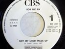 Bob Dylan - Got My Mind Made Up - White Label Promo 7