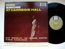 NINA SIMONE - AT CARNEGIE HALL - DG MONO Orig EX+ Vinyl LP ULTRASONIC CLEAN
