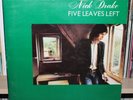 NICK DRAKE FIVE LEAVES LEFT PINK/BLACK ISLAND UK A//2 B//2 OG LP CLEAN