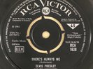 RARE - ELVIS PRESLEY 1967 SINGLE - THERE'S ALWAYS ME / JUDY - RCA 1628