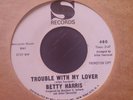 BETTY HARRIS: Ride Your Pony / Trouble With My Lover 45 (dj) rare Soul PROMO VG