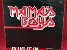 MAMA'S BOYS Plug It In 1982 UK Vinyl LP + INSERT EXCELLENT CONDITION original