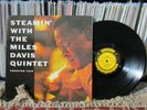 Steamin' with the Miles Davis Quintet, Prestige 7200, LP mono, 1961 yellow firew