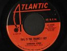 BARBARA LYNN: This Is The Thanks I Get / Ring Telephone Ring 45 Soul