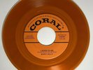 BUDDY HOLLY Listen To Me / I'm Gonna Love You Too ORANGE VINYL 45 Coral LIMITED