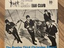 Official Beatles Fan Club Third Christmas Record December 1965 Flexi Disc