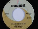 Northern Soul 45 CHARLIE MCCOY My Baby's Back Again MONUMENT HEAR *