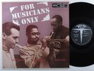 STAN GETZ For Musicians Only VERVE LP mono  