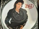 Michael Jackson BAD Picture Disc CBS Epic Records LP 1987 NM vinyl