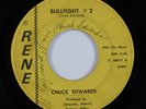 Mod R&B Soul Funk 45 CHUCK EDWARDS Bullfight #2 RENE HEAR *