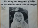 AGNETHA FÄLTSKOG (ABBA) * EN SANG OM SORG OCH GLÄDJE * SWE 7