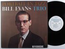 BILL EVANS TRIO Portrait In Jazz RIVERSIDE OJC-088 LP VG+  