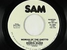 70s Soul Funk 45 - Doris Duke - Woman Of The Ghetto - Sam - VG+ mp3 - promo