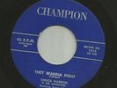 ROCKABILLY bw TEEN- CHUCK HARROD - THEY WANNA FIGHT / SANDY - HEAR-1959 CHAMPION
