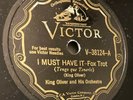 King Oliver Orchestra-Victor V-38124 I Must Have It (NYC 1930)