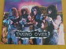 Overkill 'Taking Over' vinyl LP-used-Megaforce Worldwide-thrash metal-w lyrics