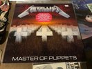 METALLICA (RARE) WHITE LABEL PROMO MASTER OF PUPPETS LP W/ X-RATED WARNING STICK