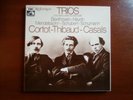 TRIOS   CORTOT / THIBAUD / CASALS    COFFRET VINYL 3 DISQUES 33T  RARE